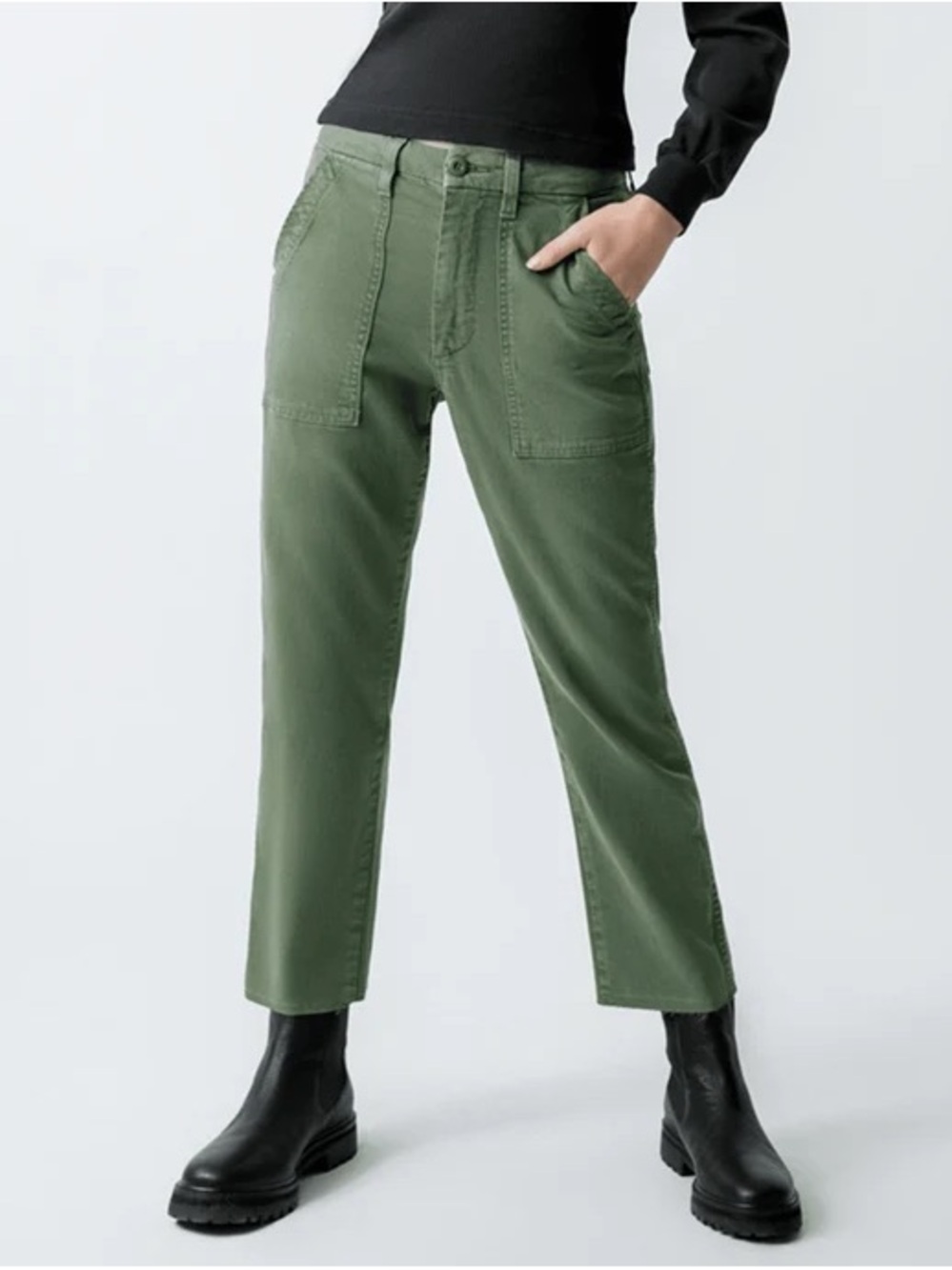AMO Easy Army Trouser in Tea Leaf
